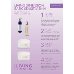 Flyer til sensitiv hud i A5